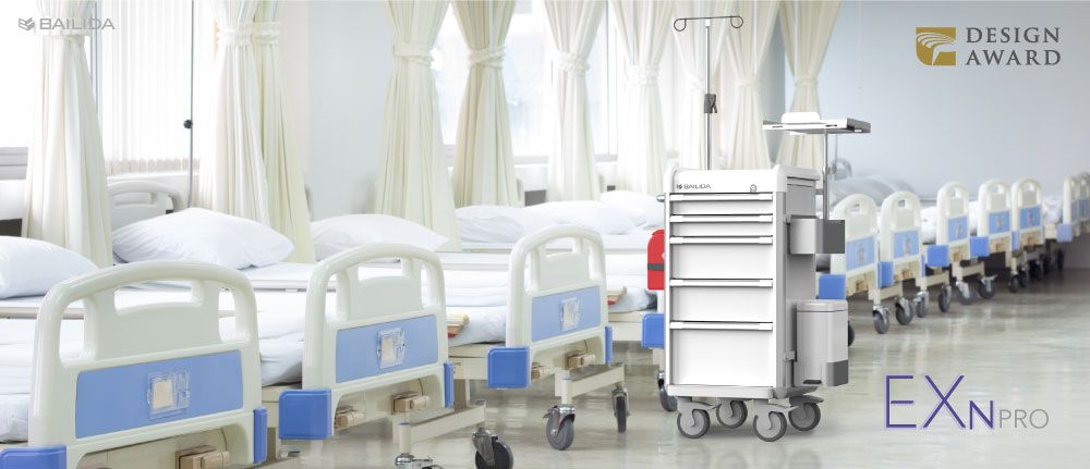 BAILIDA’s slick and slim procedure cart.